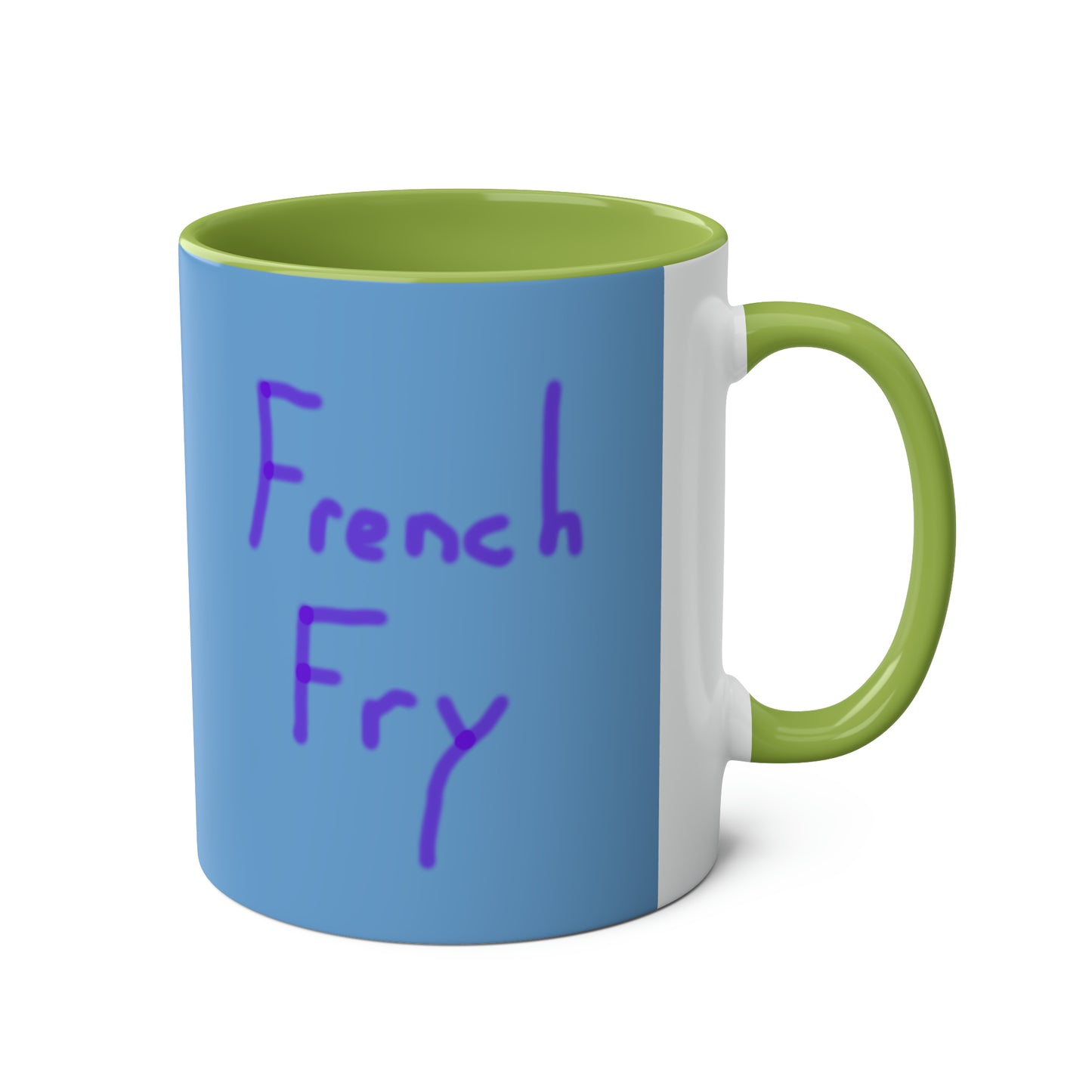 French Fry Two-Tone Coffee Mugs, 11oz