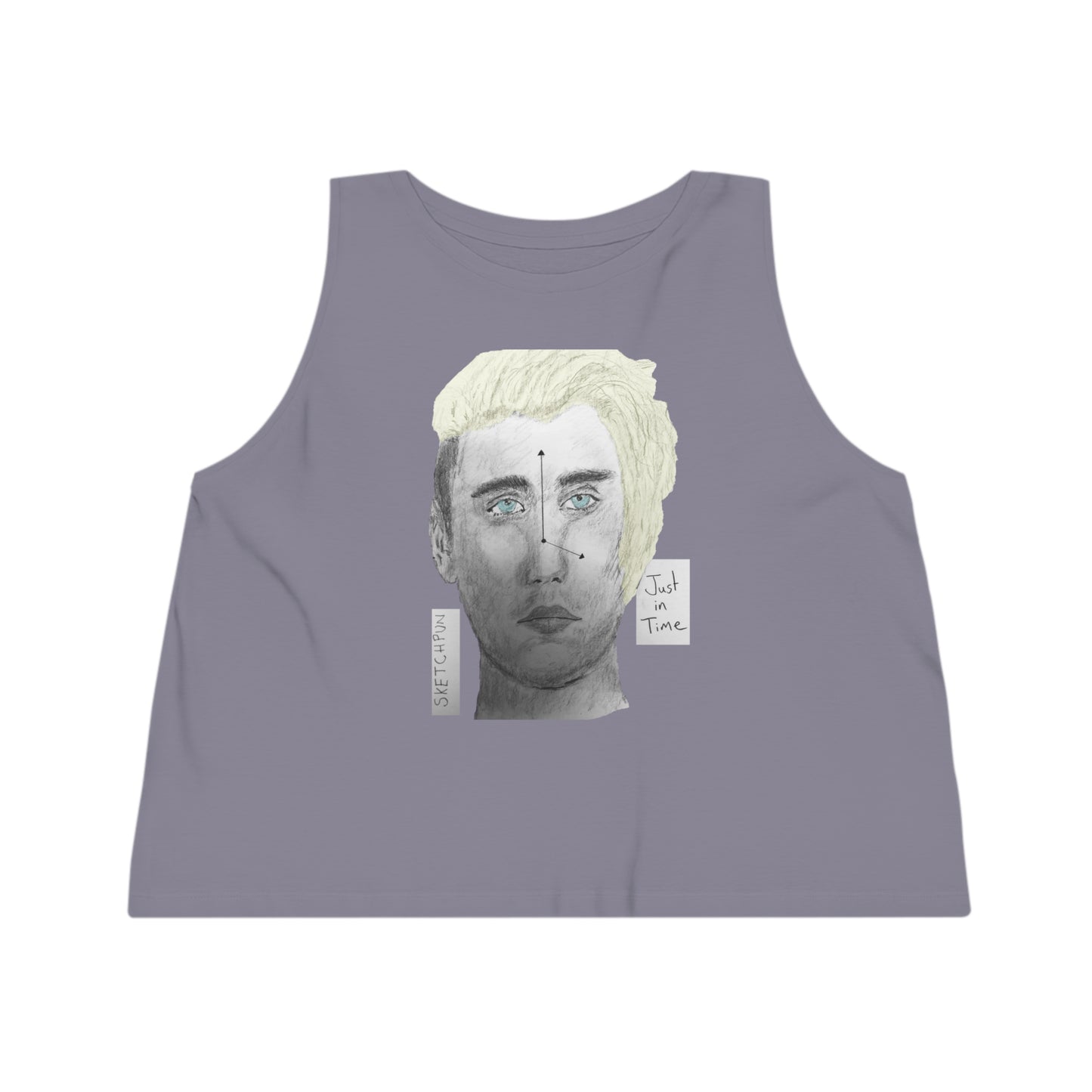 Just in time women's dancer cropped tank top