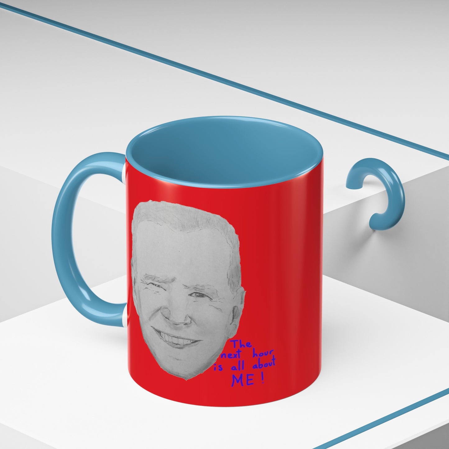 Biding my time Accent Coffee Mug (11, 15oz)
