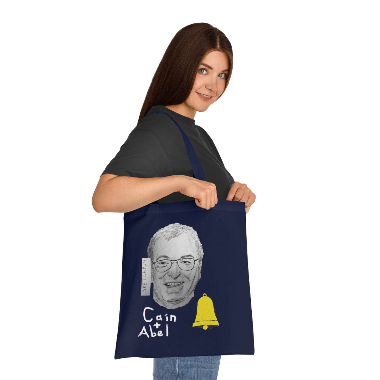 Cain and Abel cotton bag
