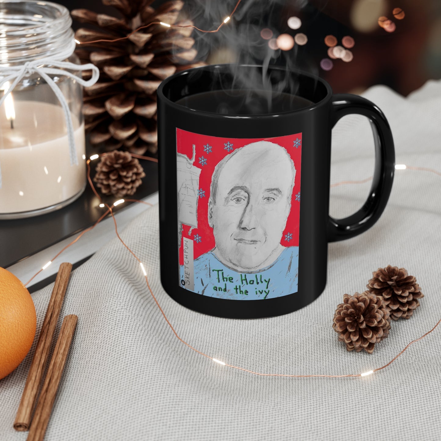 The Holly and the ivy mug
