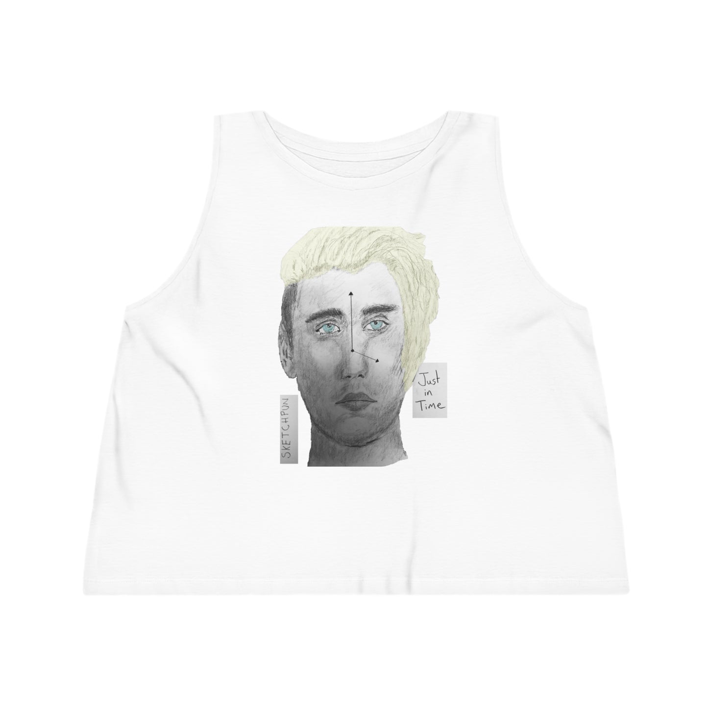 Just in time women's dancer cropped tank top