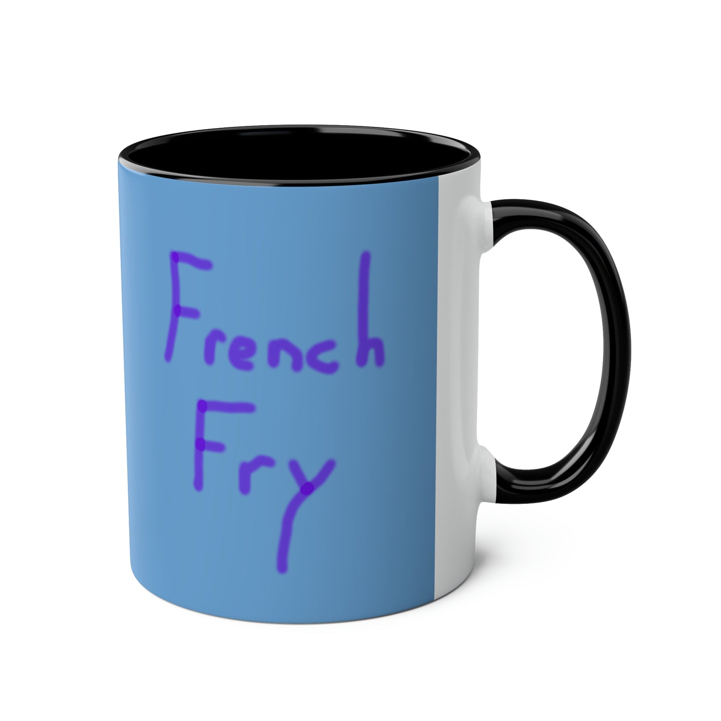 French Fry Two-Tone Coffee Mugs, 11oz