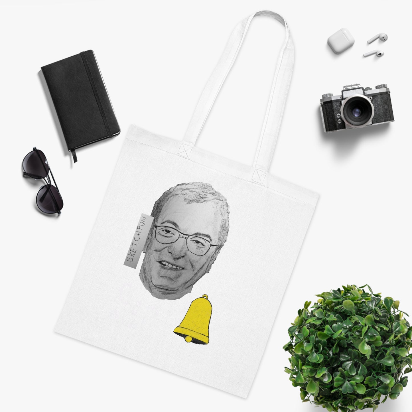 Cain and Abel cotton bag