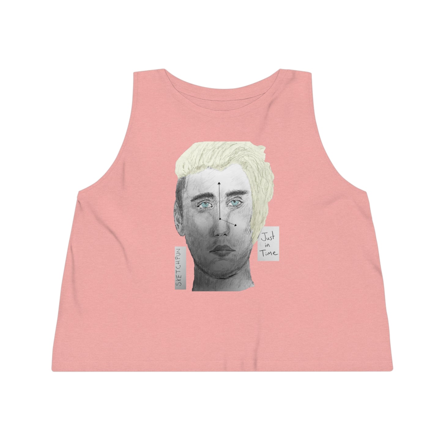 Just in time women's dancer cropped tank top