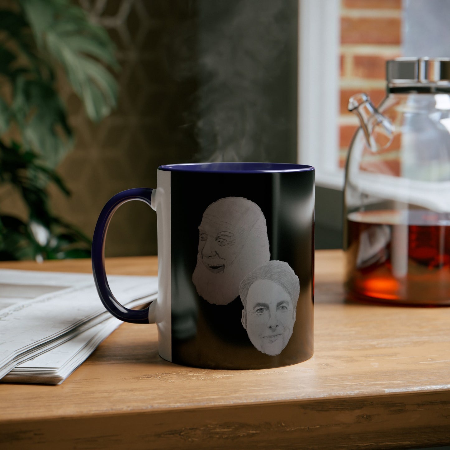 Albatross Two-Tone Coffee Mugs, 11oz