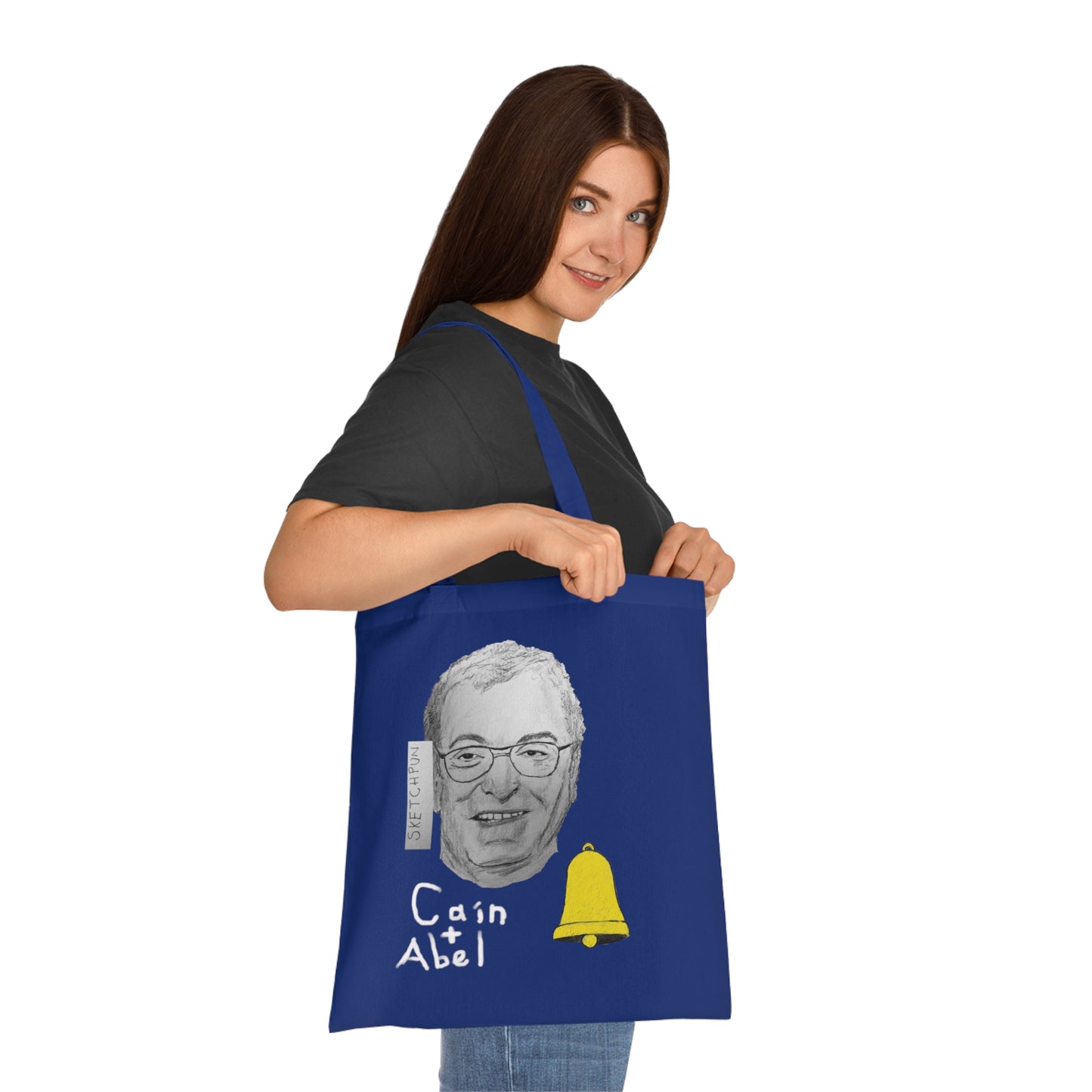 Cain and Abel cotton bag