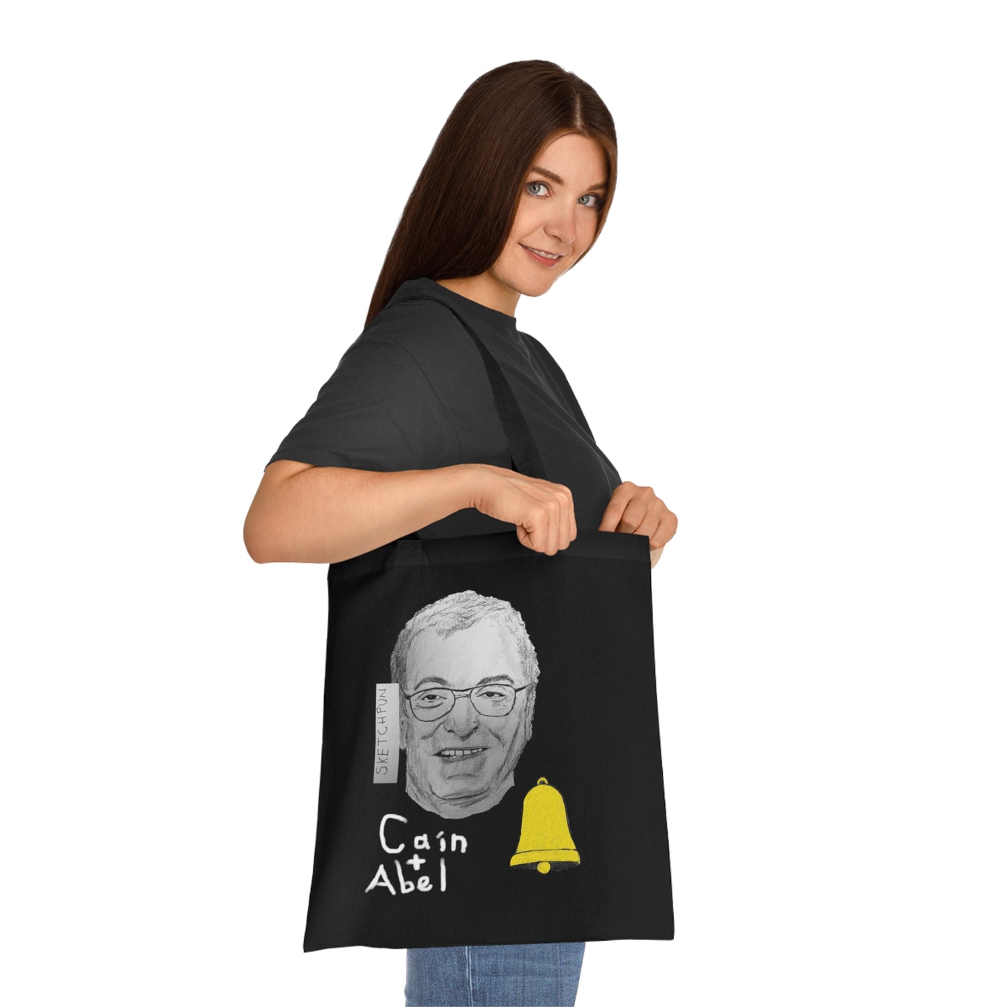 Cain and Abel cotton bag