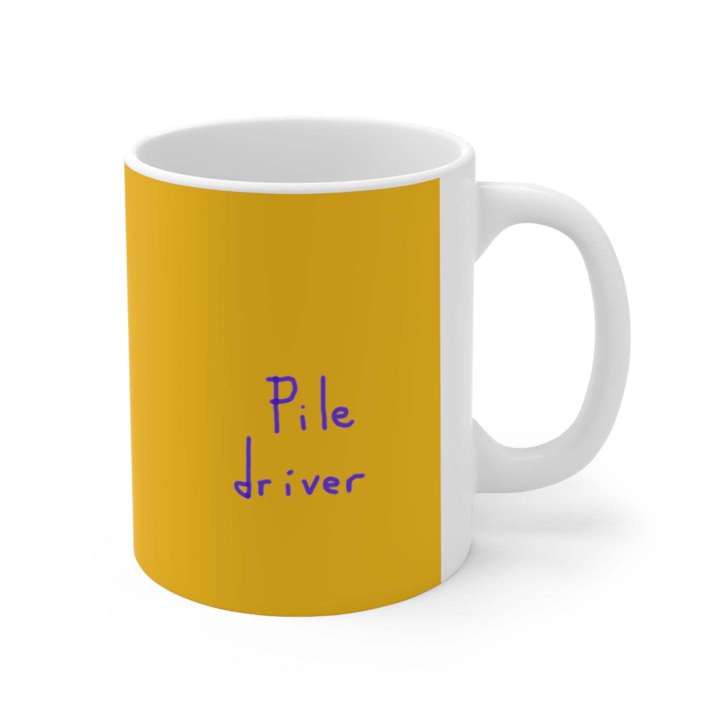 Pile Driver Conical Coffee Mugs (3oz, 8oz, 12oz)