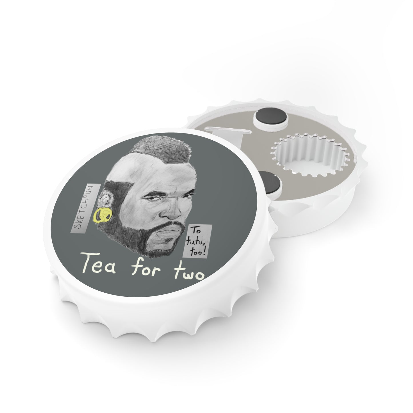 Tea for two bottle opener