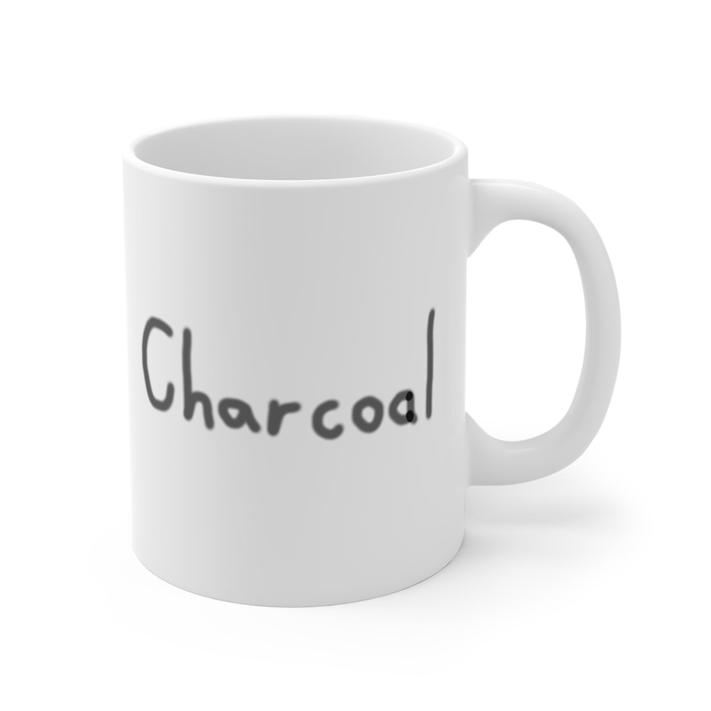 Charcoal 11oz White Mug