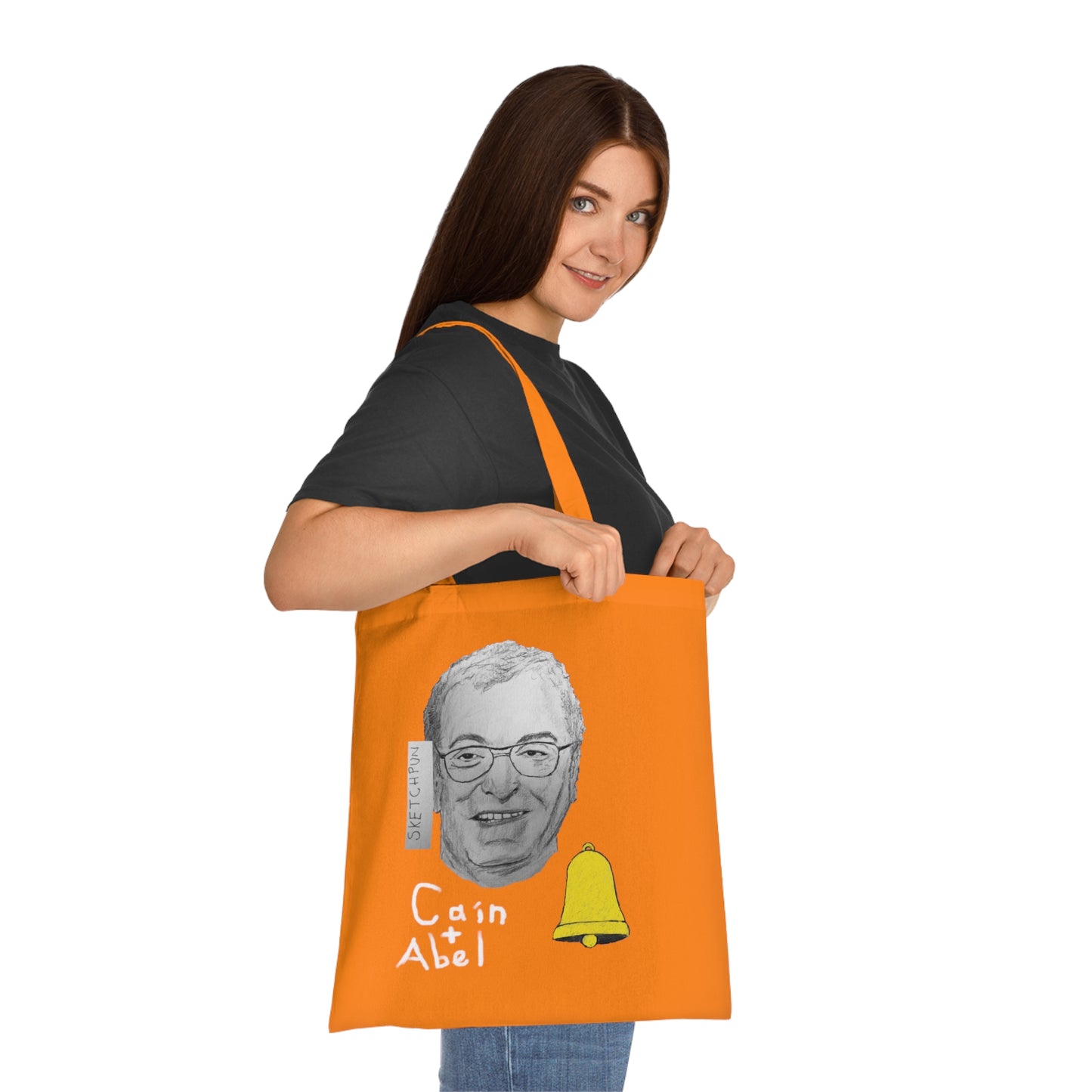 Cain and Abel cotton bag