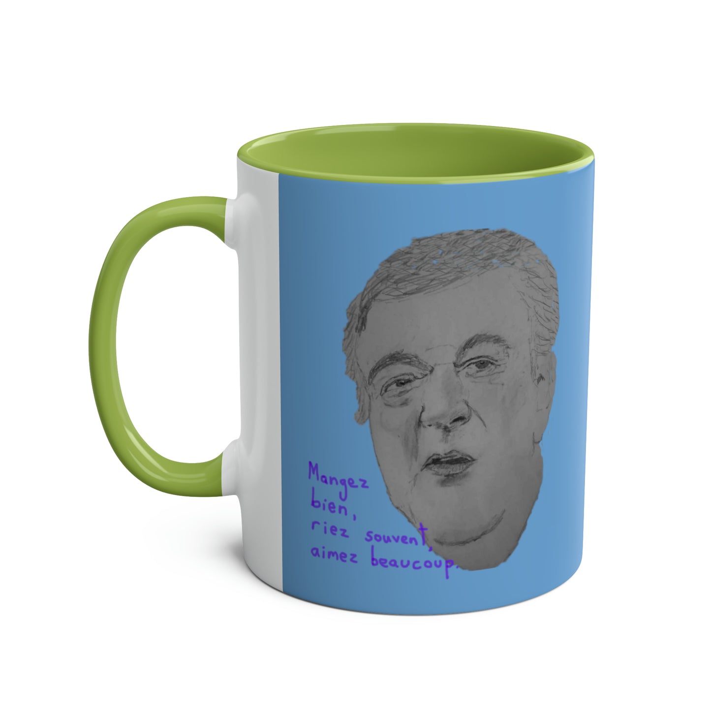 French Fry Two-Tone Coffee Mugs, 11oz