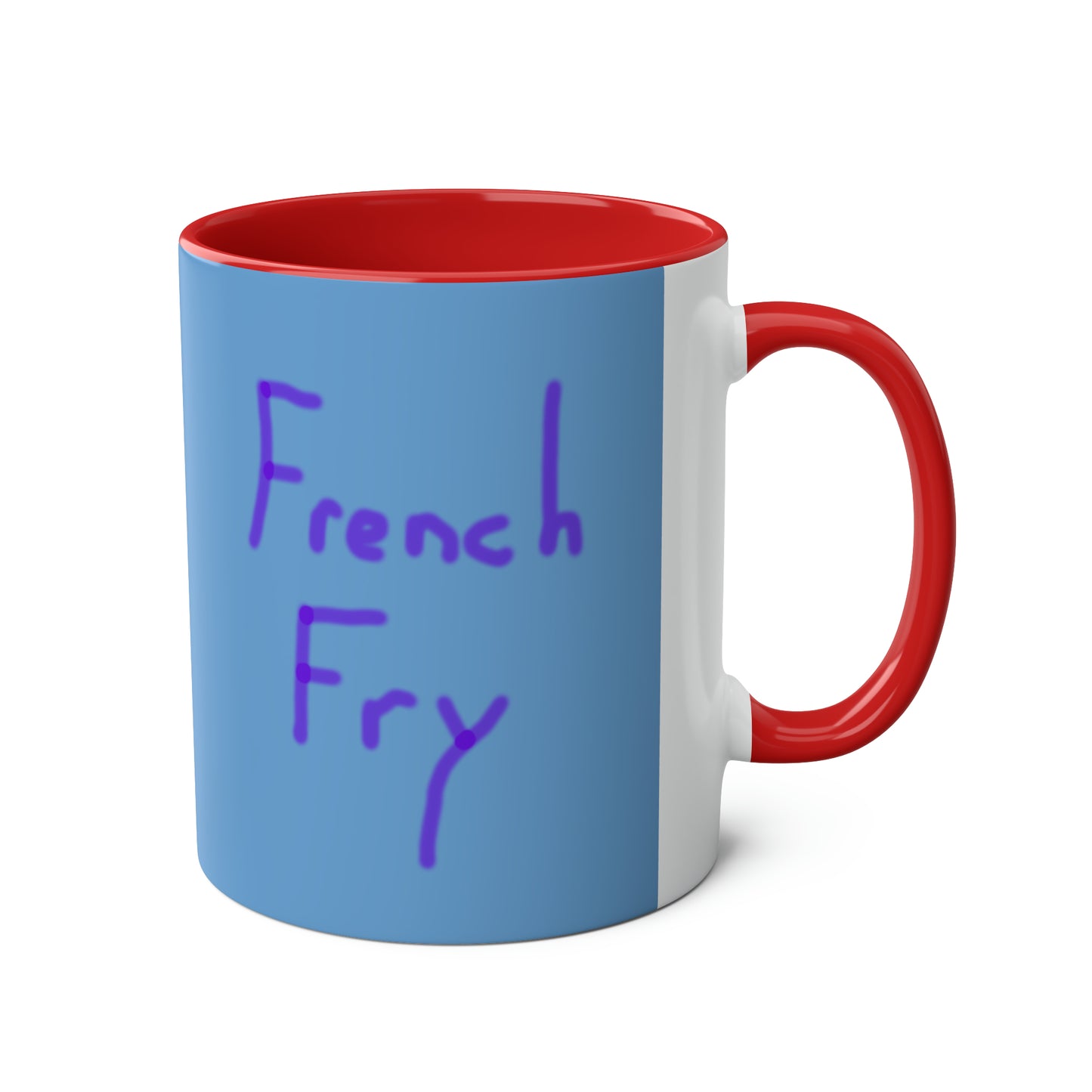 French Fry Two-Tone Coffee Mugs, 11oz