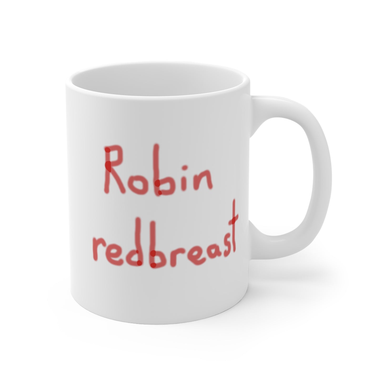 Robin Redbreast 11oz White Mug