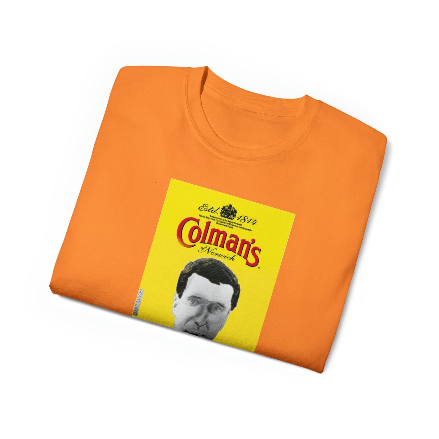 Keane as mustard Cotton Tee