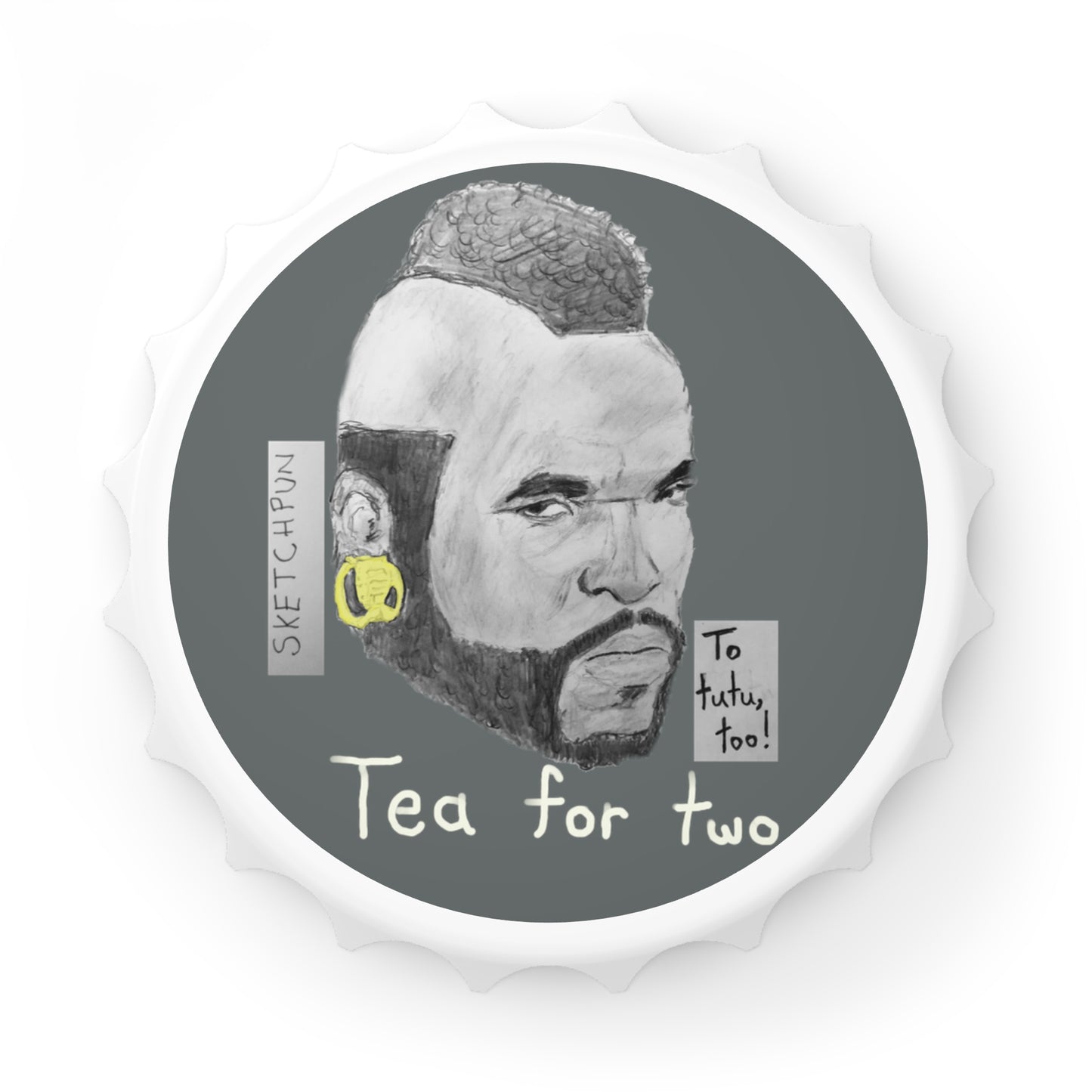 Tea for two bottle opener
