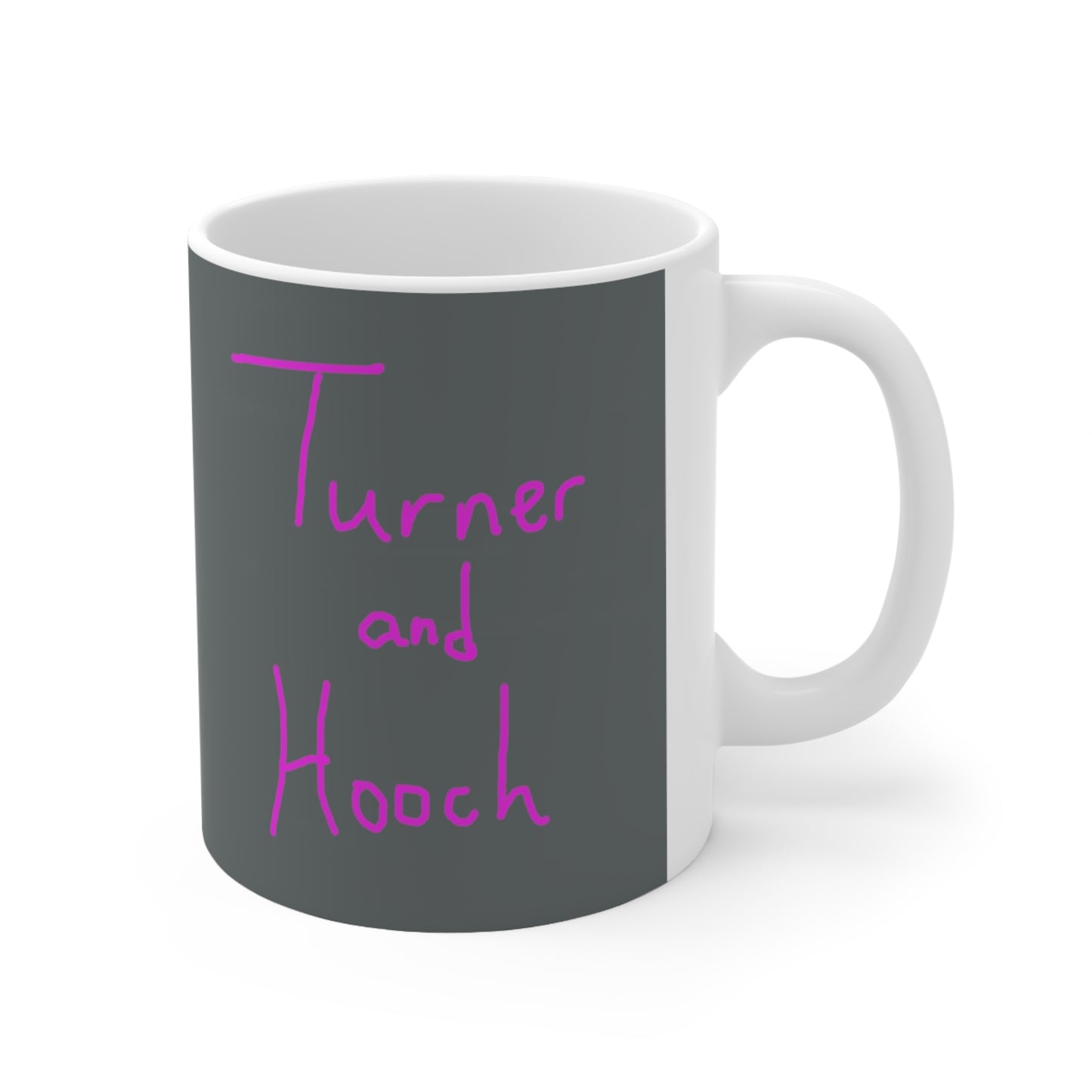 Turner and Hooch Conical Coffee Mugs (3oz, 8oz, 12oz)