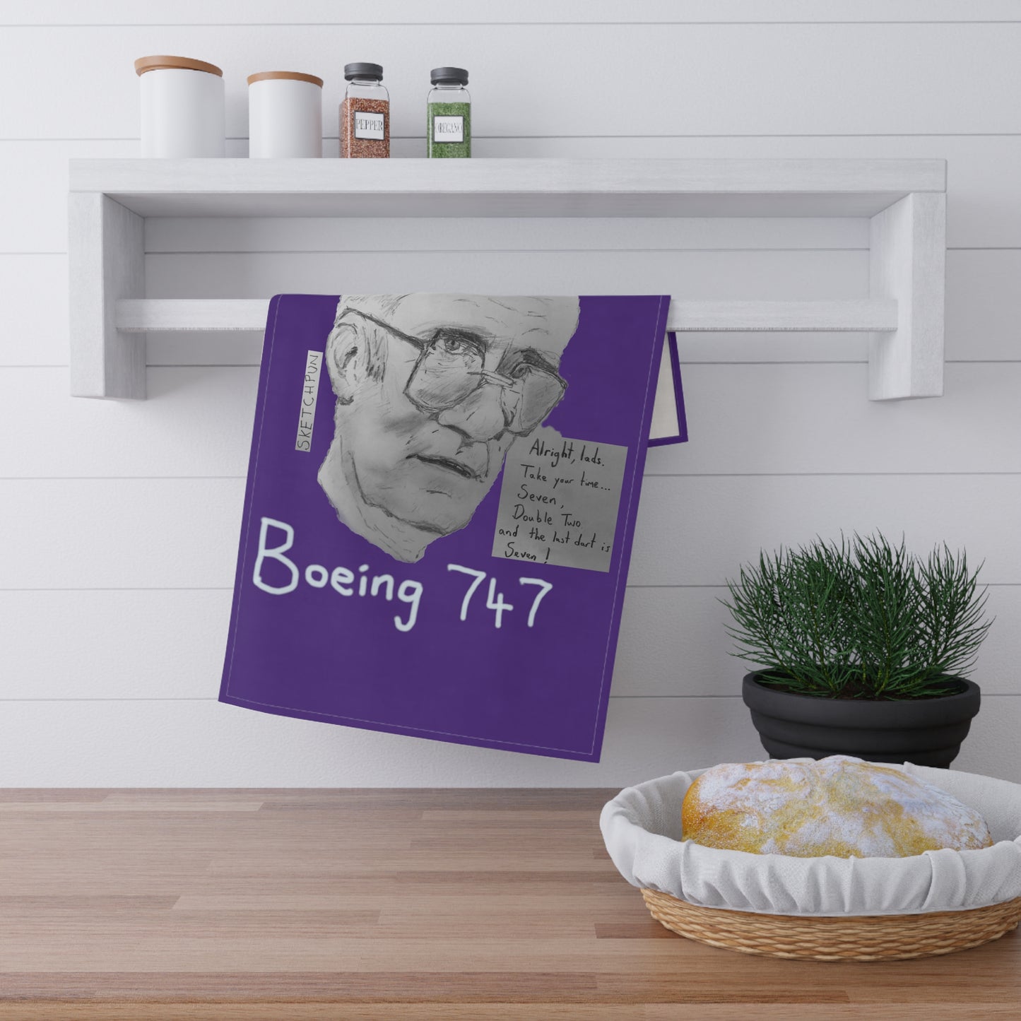 Boeing 747 Kitchen Towel
