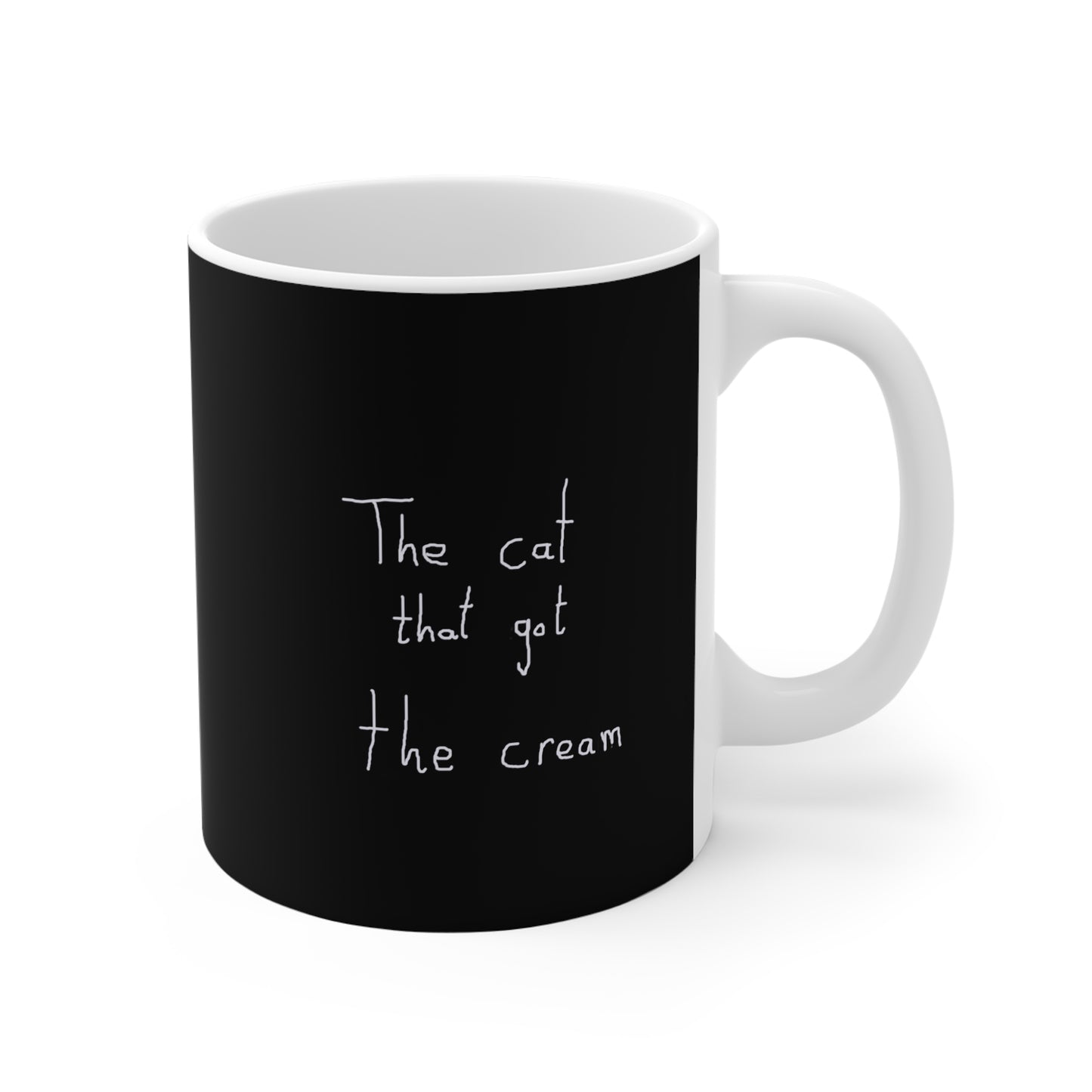The cat that got the cream Mug