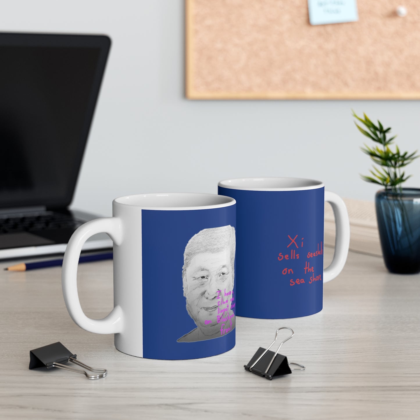 Xi sells seashells Coffee Mugs (3oz, 8oz, 12oz)