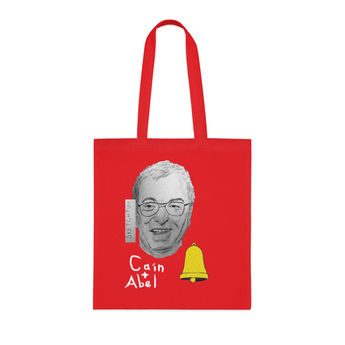 Cain and Abel cotton bag