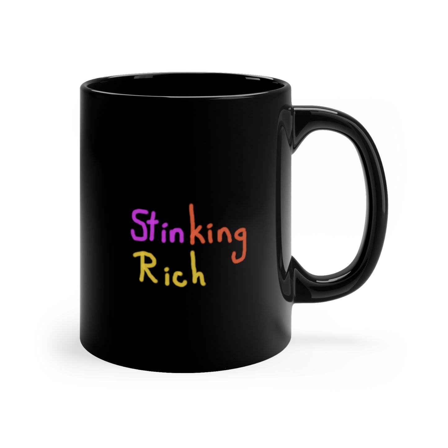 Stinking rich 11oz Black Mug