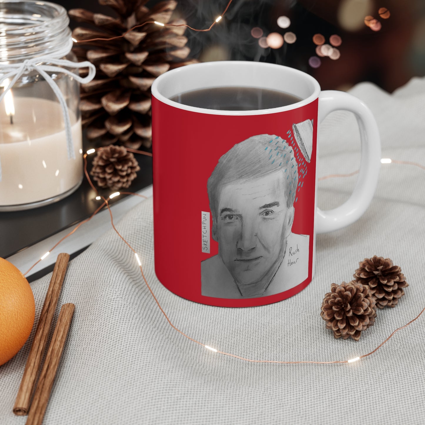 Rush hour mug