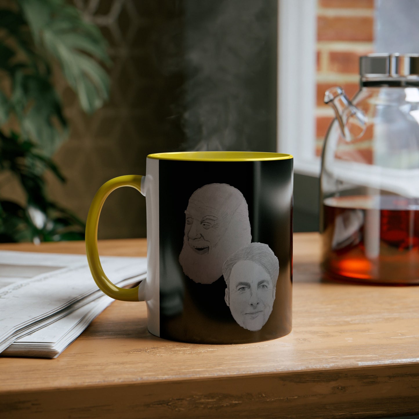 Albatross Two-Tone Coffee Mugs, 11oz