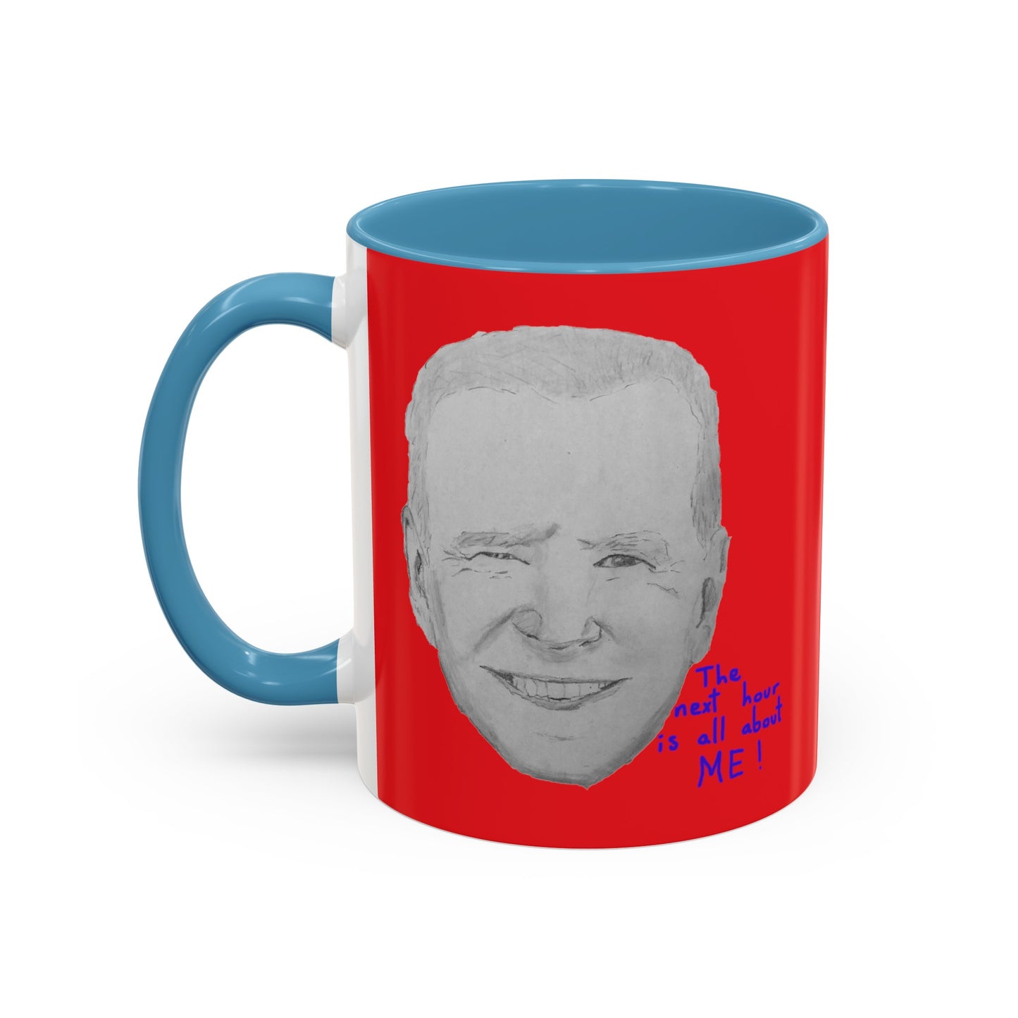 Biding my time Accent Coffee Mug (11, 15oz)