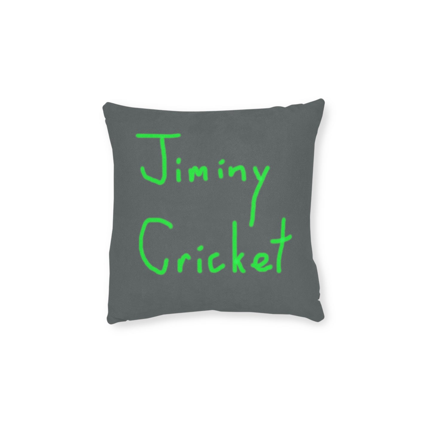 Jiminy Cricket square pillow