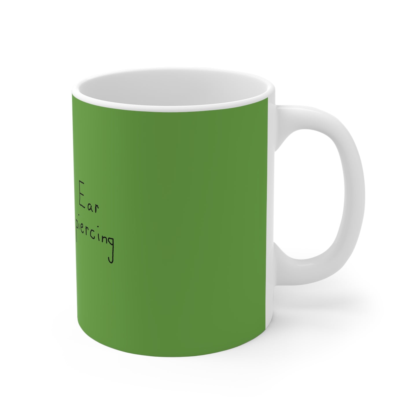Ear piercing mug