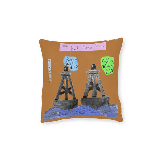 Pet Shop Boys square pillow