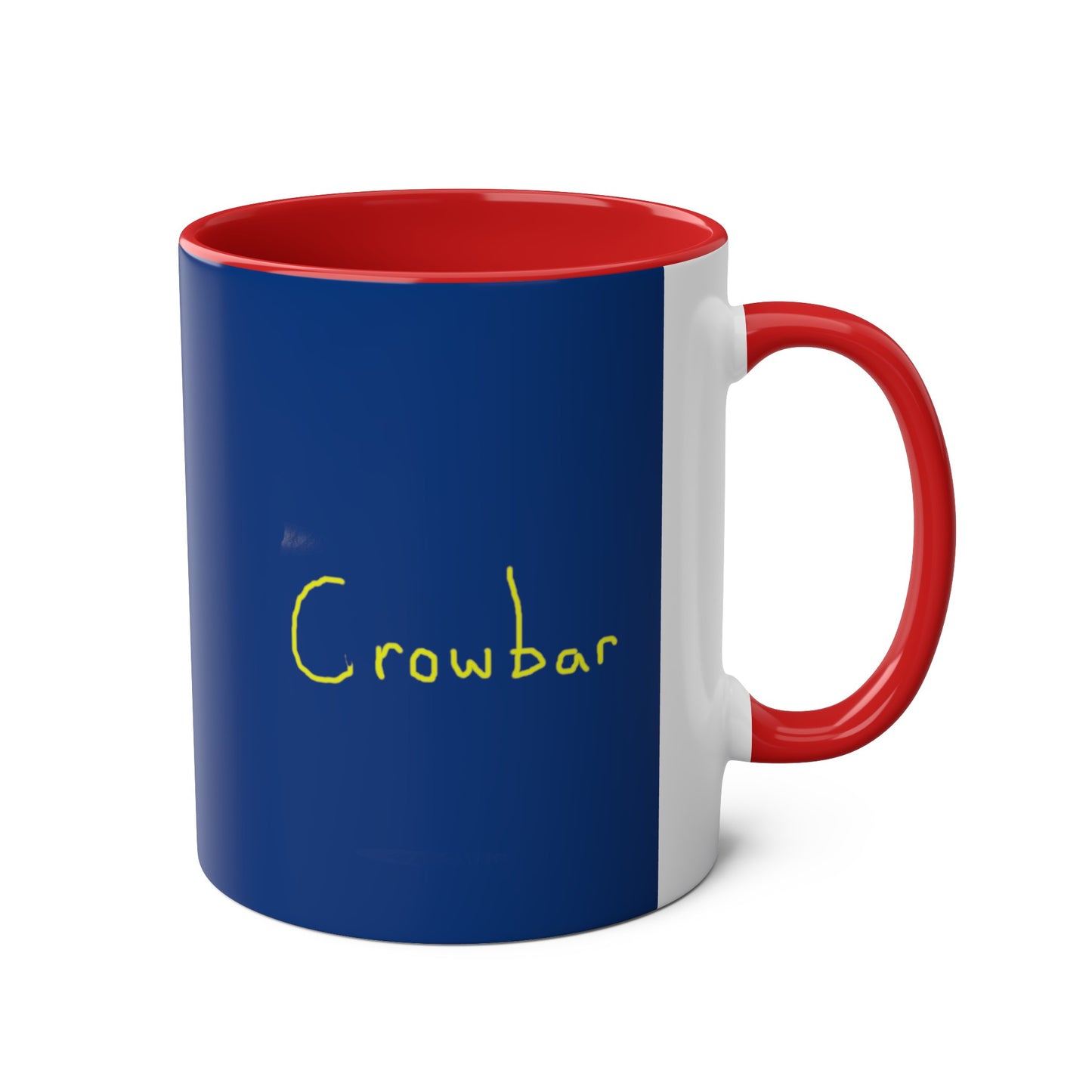 Crowbar Two-Tone Coffee Mugs, 11oz