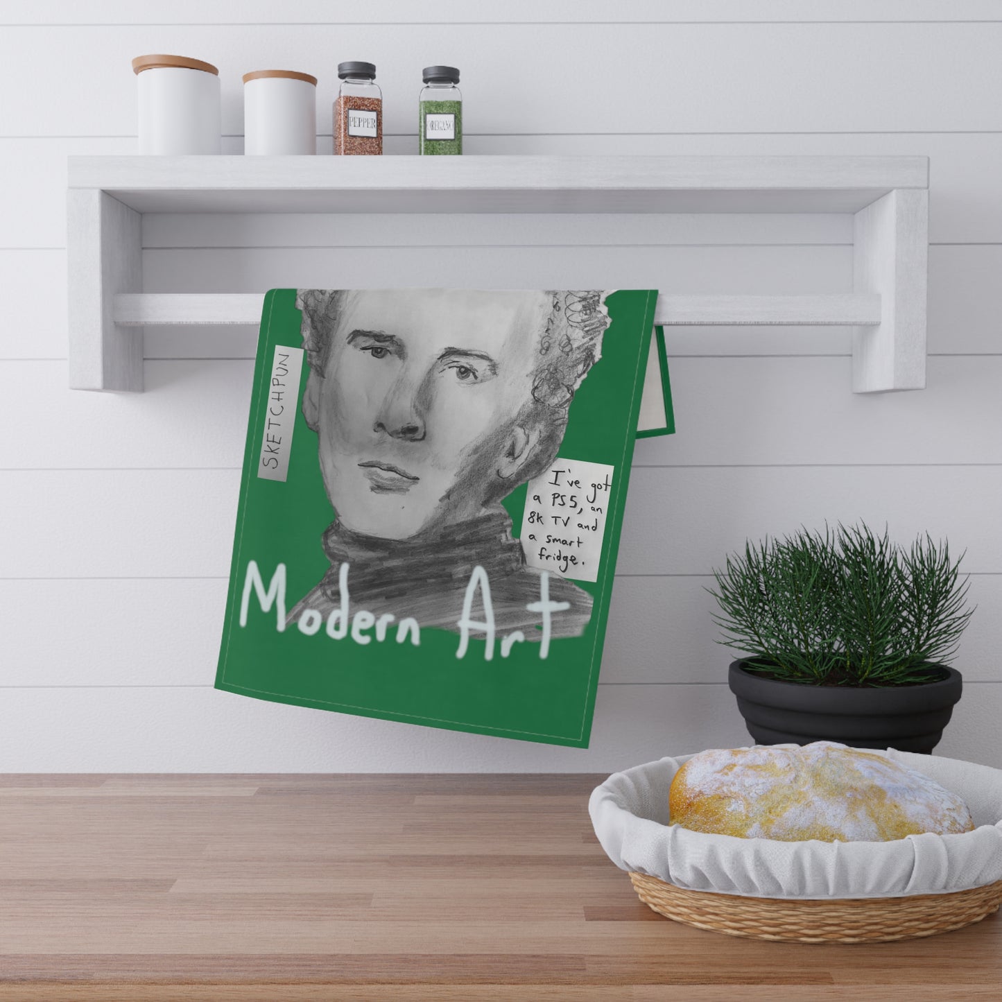 Modern Art Kitchen Towel