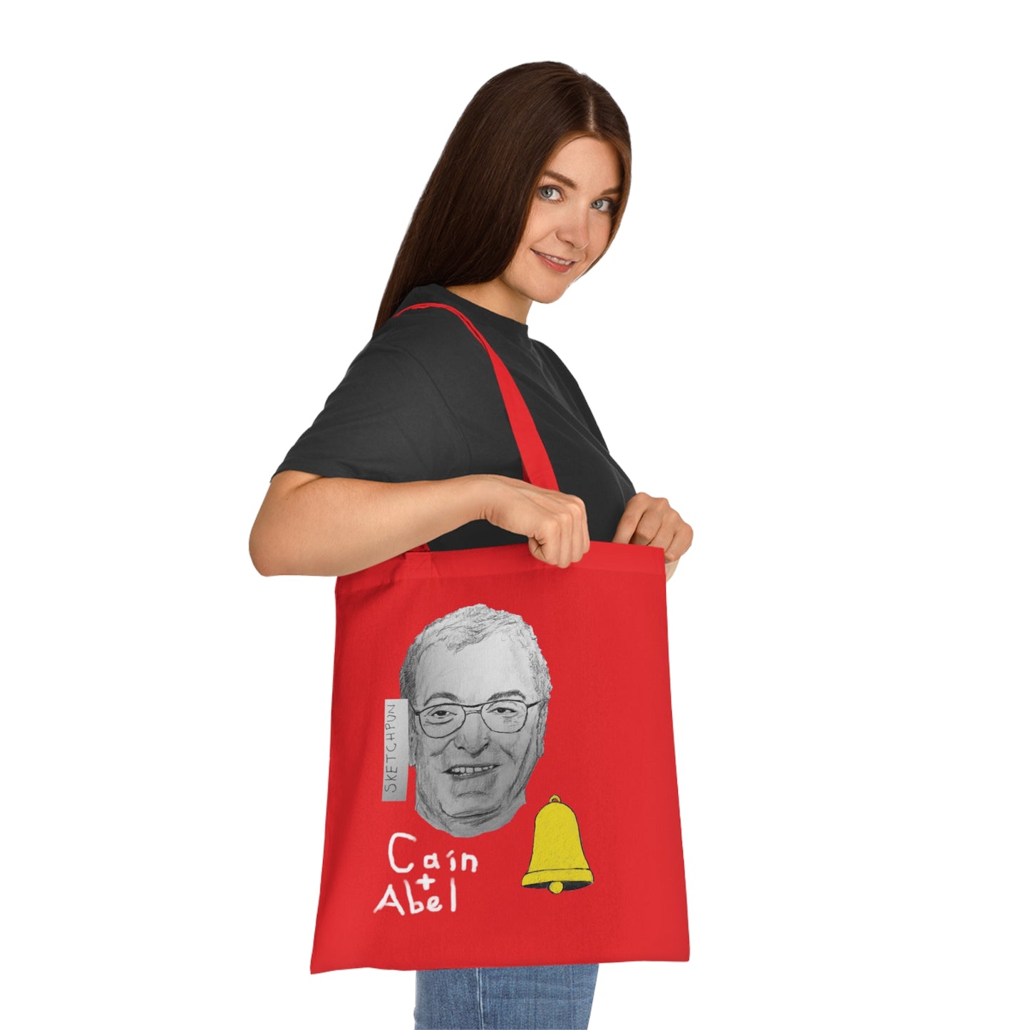 Cain and Abel cotton bag