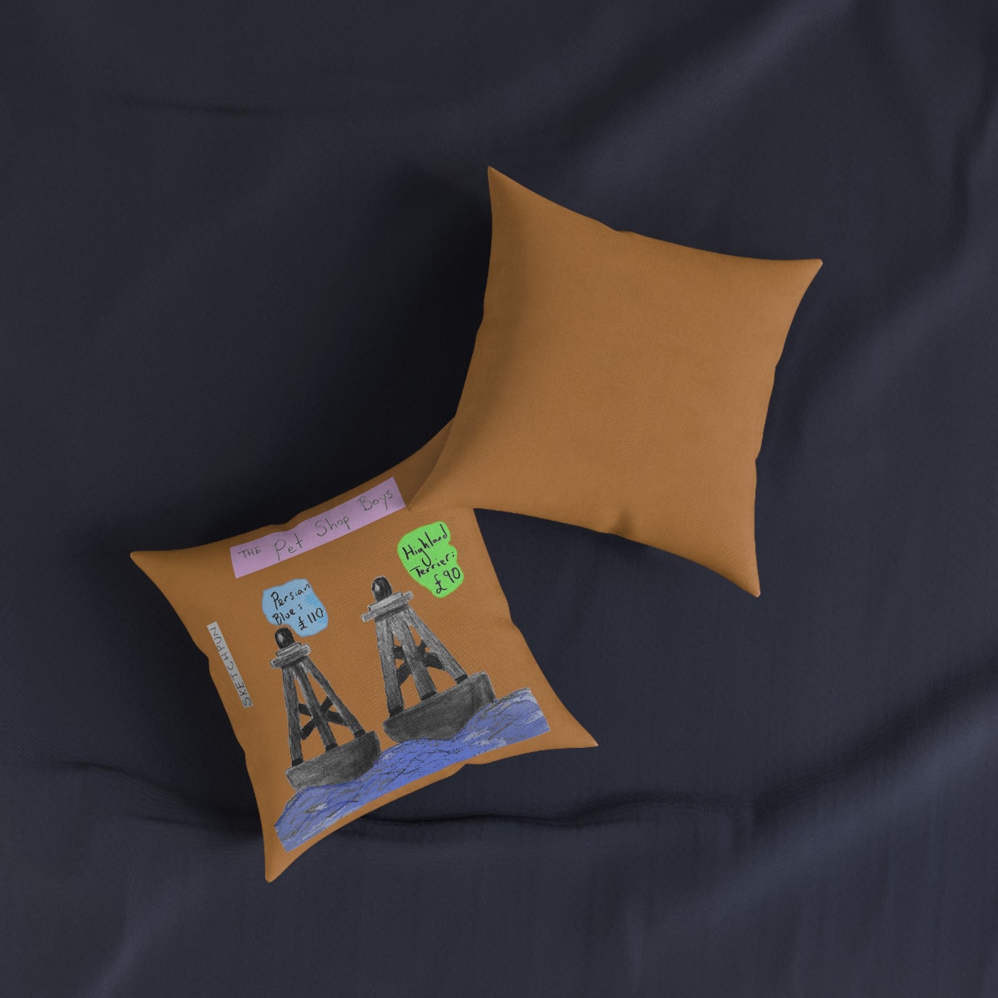 Pet Shop Boys square pillow