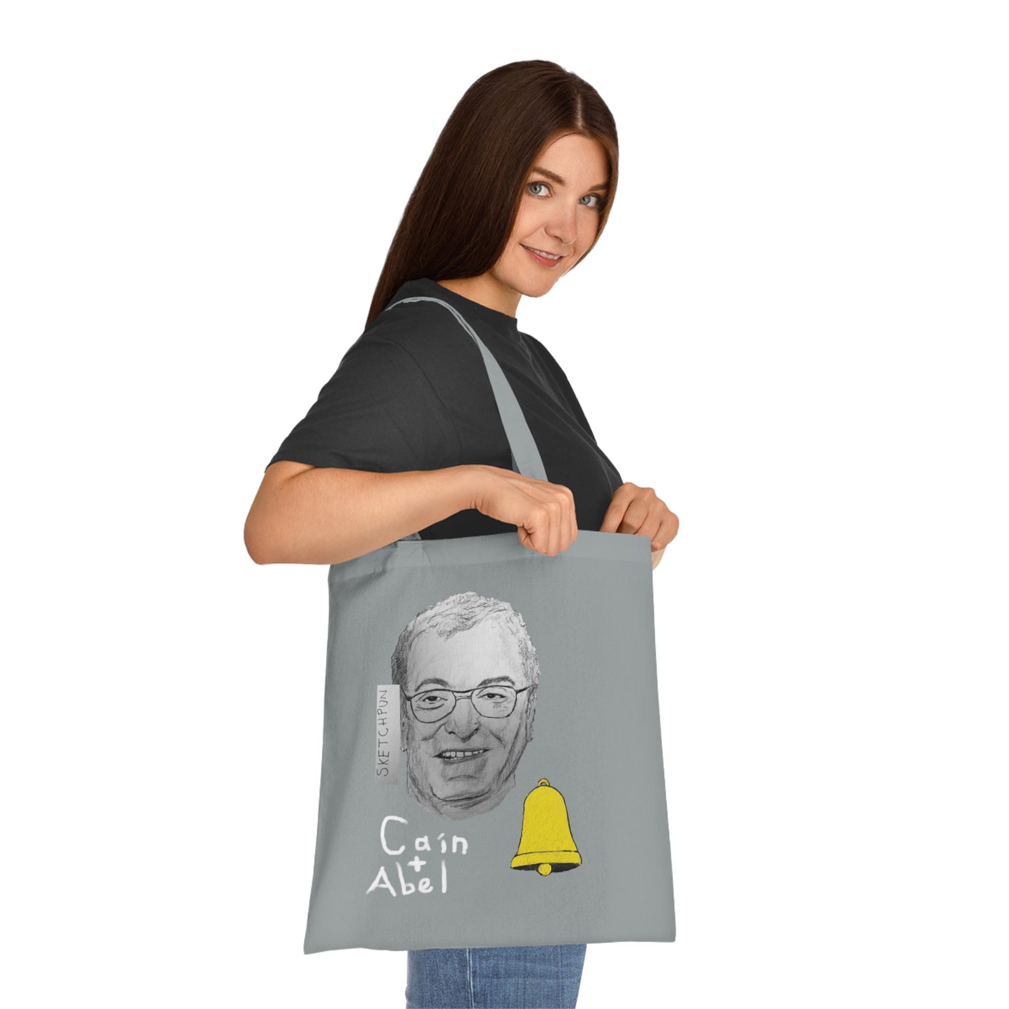 Cain and Abel cotton bag
