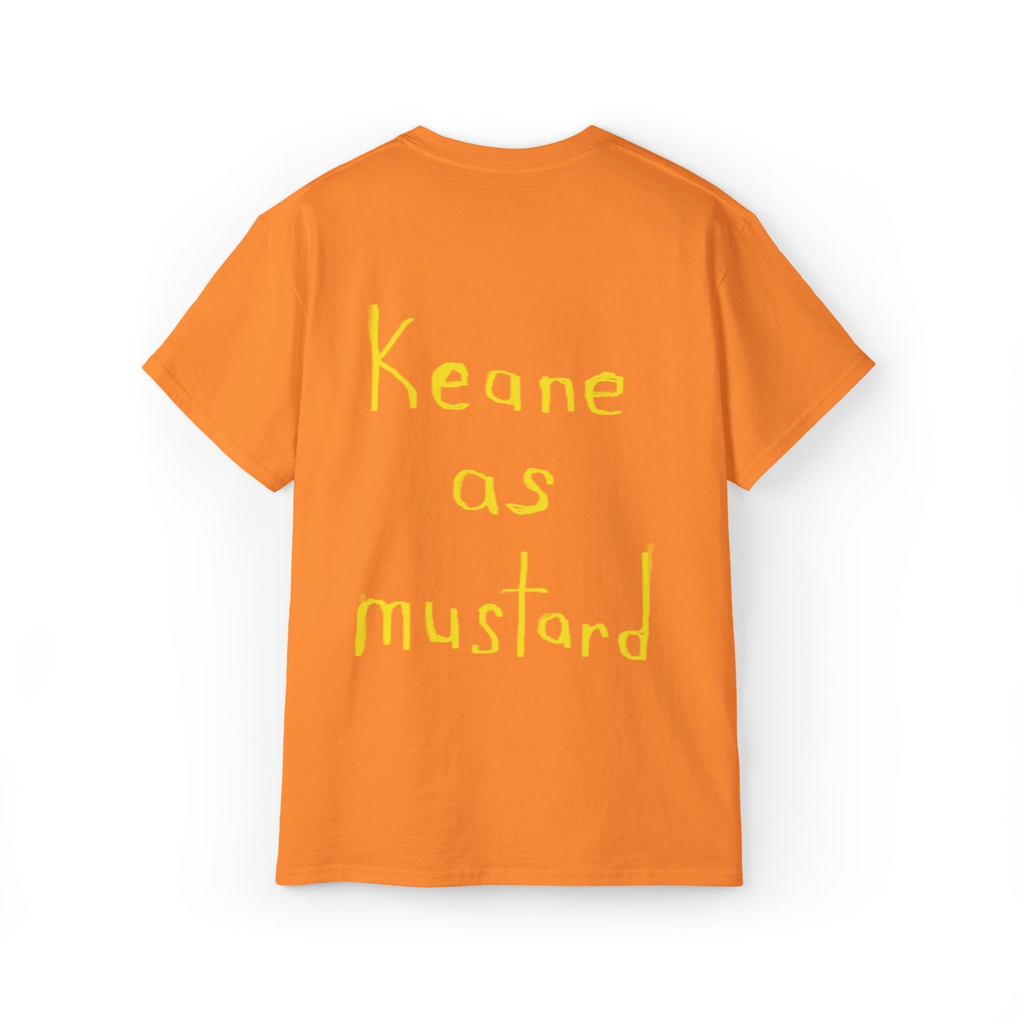 Keane as mustard Cotton Tee