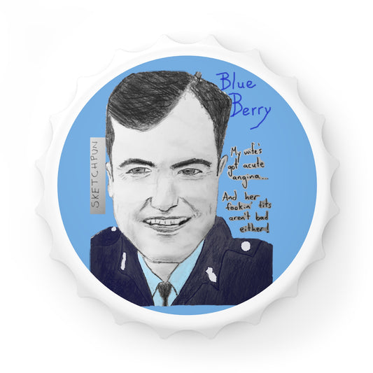 Blue Berry bottle opener