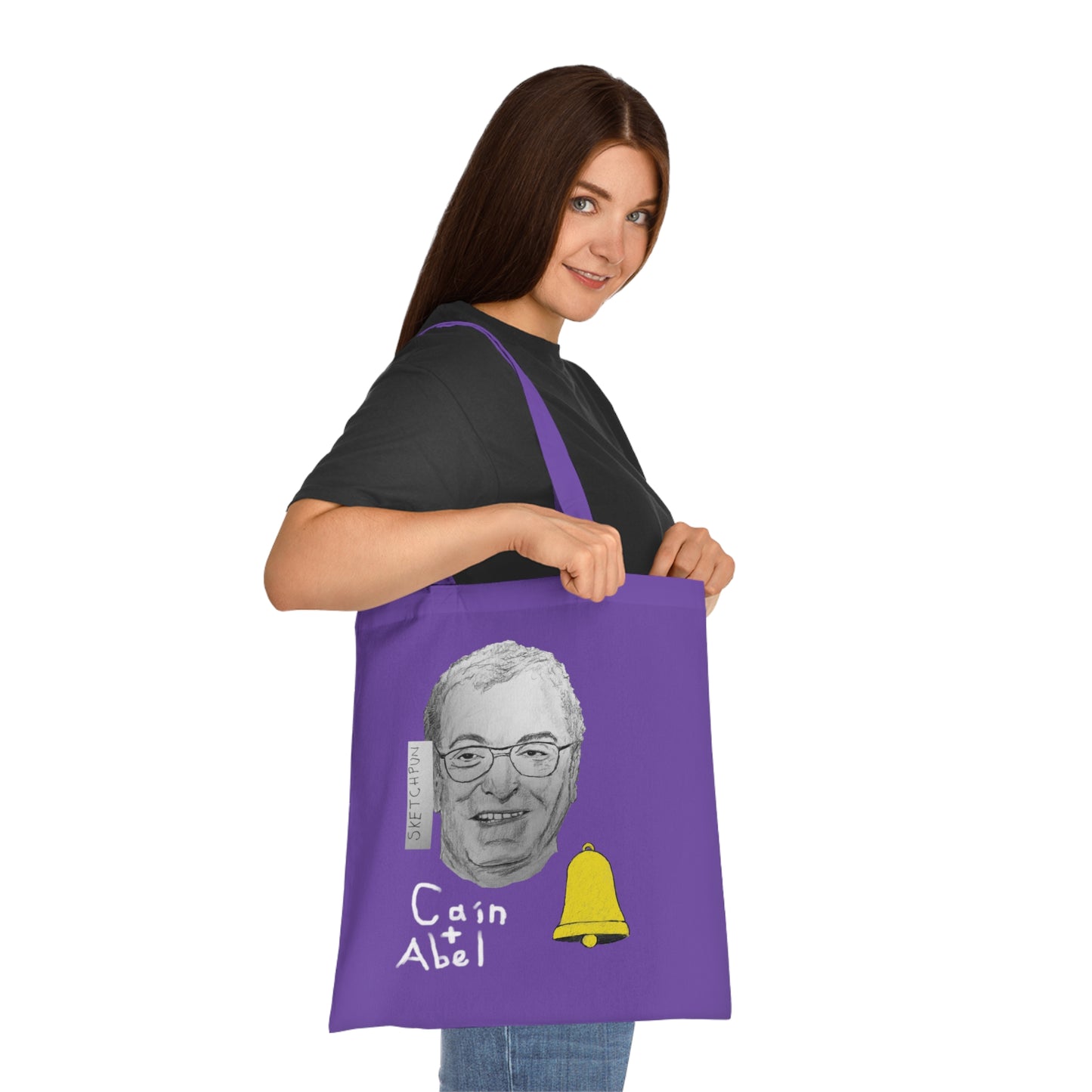 Cain and Abel cotton bag